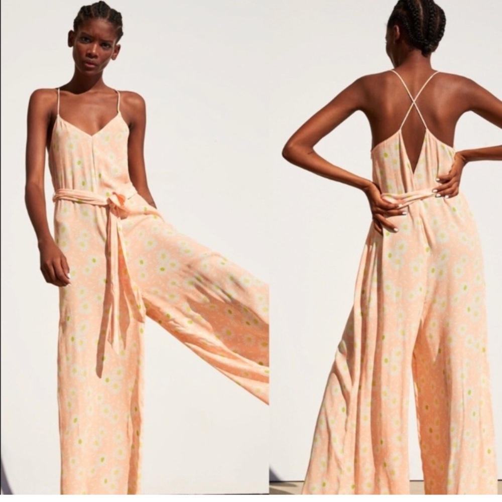 Daisy print jumpsuit